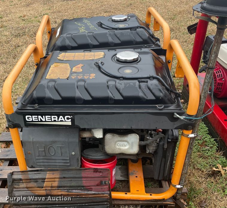 image for item II9287 (2) Generac GP7500E generators