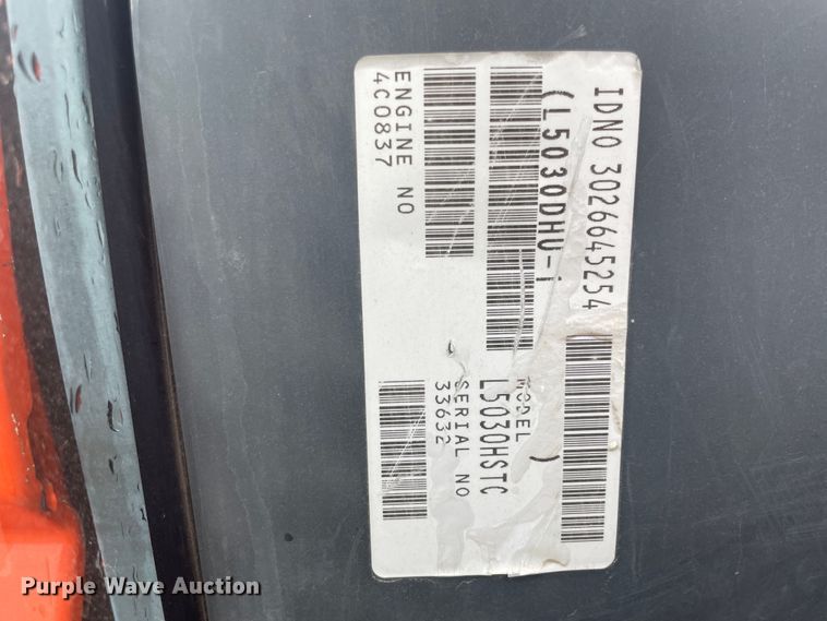 image for item II9288 Kubota L5030  MFWD tractor