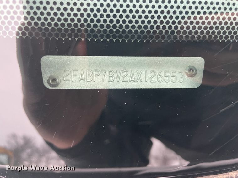 image for item II9293 2010 Ford Crown Victoria Police Interceptor