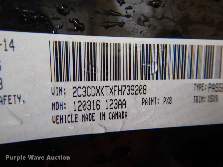 image for item IK9805 2015 Dodge Charger Police