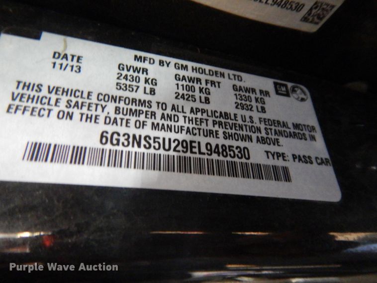 image for item IK9818 2014 Chevrolet Caprice Police