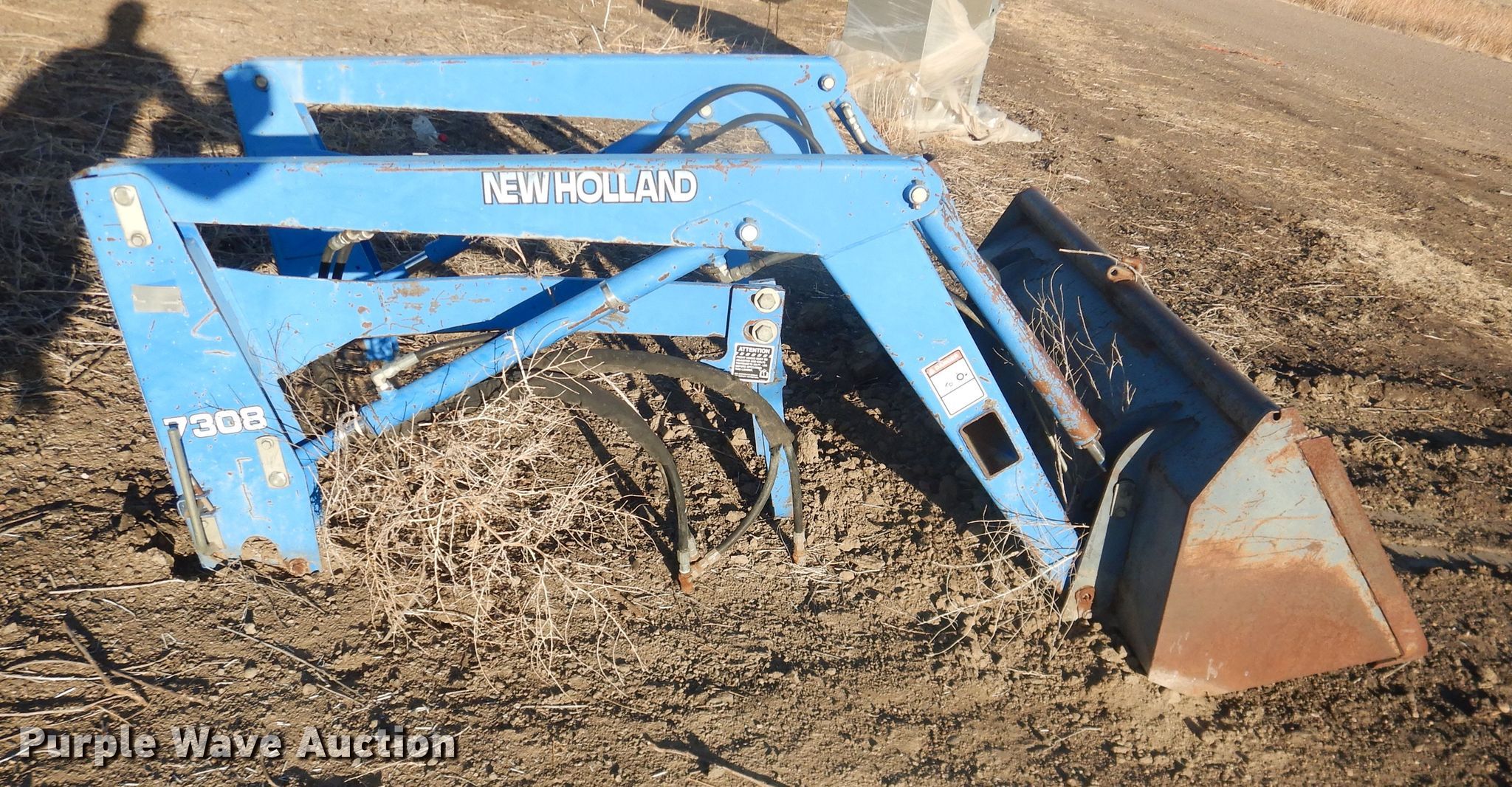 New Holland 7308 loader in Lamar, CO Item HL9708 sold Purple Wave