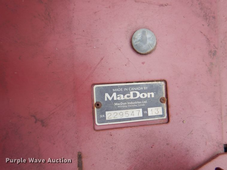 image for item DH5471 2013 MacDon M205  windrower