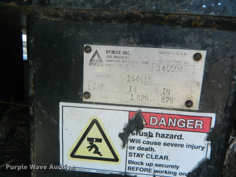 image for item FW9017 Dymax 3465D4 skid steer tree sheer