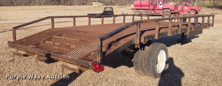 image for item FY9893 Shop built utility trailer