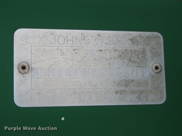 image for item HK9718 John Deere 702 hay rake