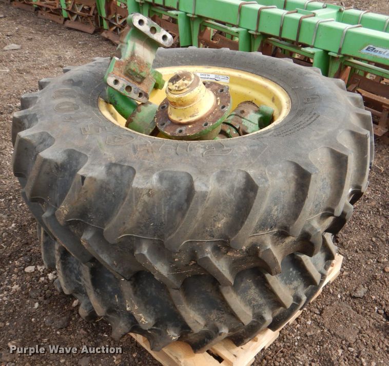 image for item HL9345 (2) Firestone 14.9-24 tires and wheels