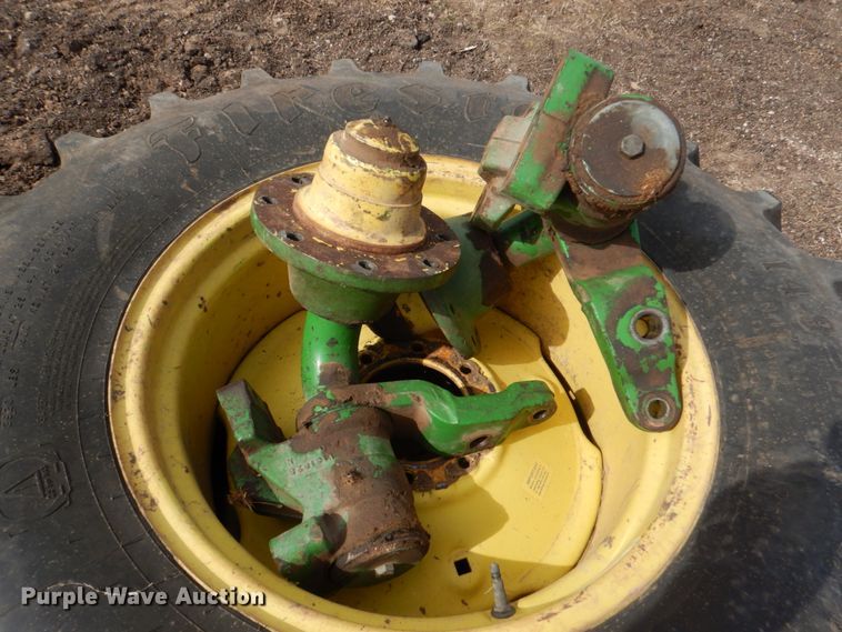 image for item HL9345 (2) Firestone 14.9-24 tires and wheels