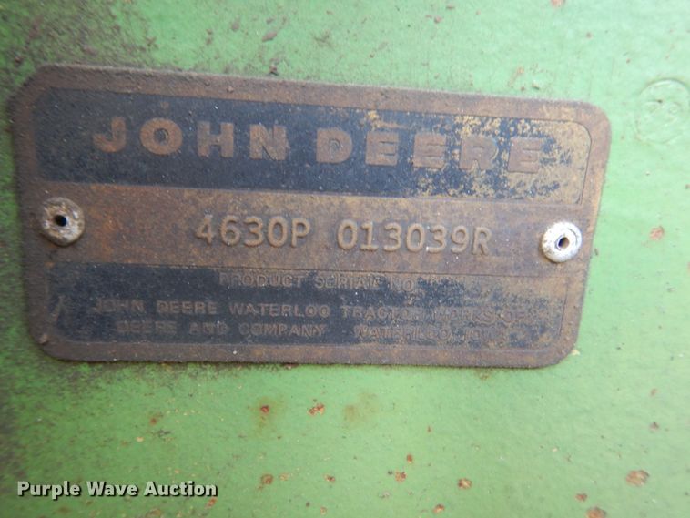 image for item HS9982 1975 John Deere 4630  tractor