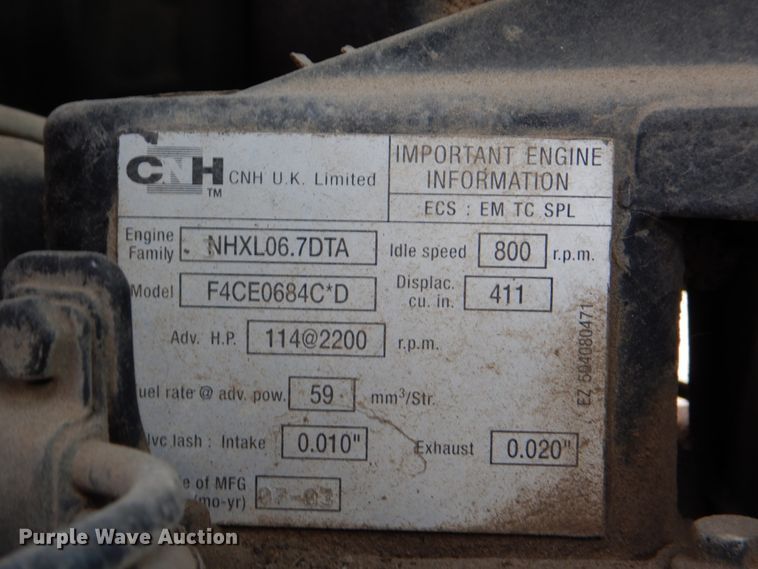 image for item HX9176 2004 New Holland TS115A  tractor