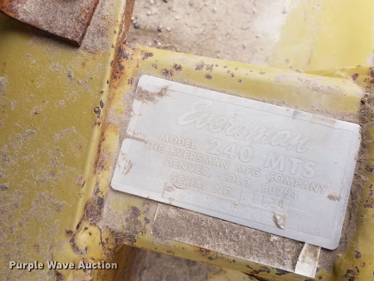 image for item IP9089 Eversman 240MTS  rotary tiller no-till planter