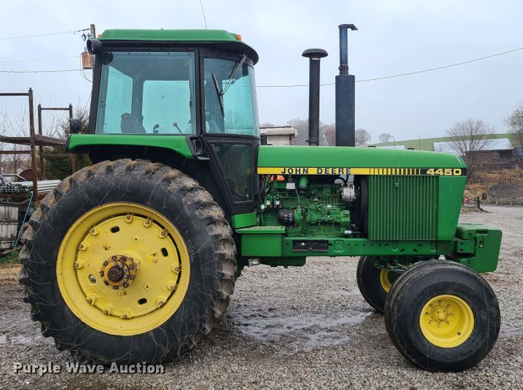 image for item IQ9065 1985 John Deere 4450  tractor