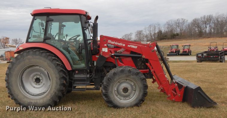 image for item IX9347 2015 Mahindra 105P  MFWD tractor