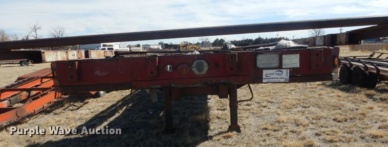 image for item DG4678 1973 Transcraft EDTH 11-240-64  drop deck trailer