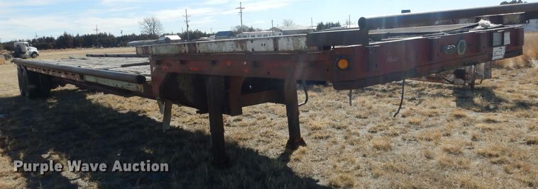 image for item DG4678 1973 Transcraft EDTH 11-240-64  drop deck trailer