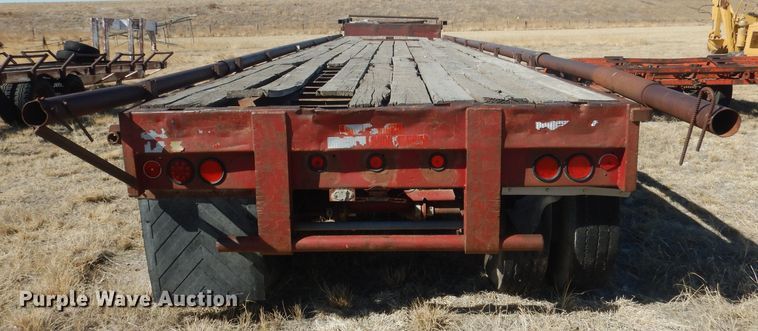 image for item DG4678 1973 Transcraft EDTH 11-240-64  drop deck trailer