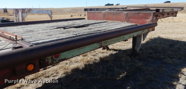 image for item DG4678 1973 Transcraft EDTH 11-240-64  drop deck trailer