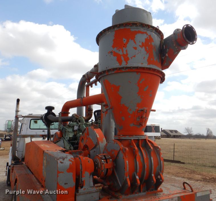 image for item DH5465 1987 Ford L8000  grain vacuum truck