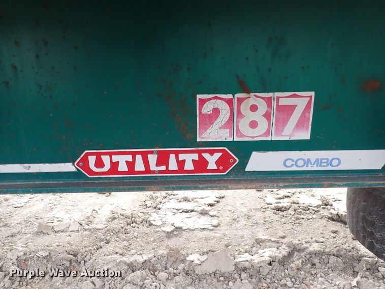 image for item DJ0078 1991 Utility FS2CHAE287 flatbed trailer