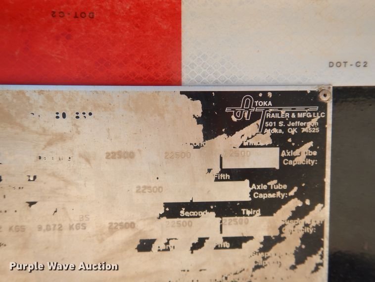 image for item DJ1168 2013 Atoka OFLB604  oilfield trailer