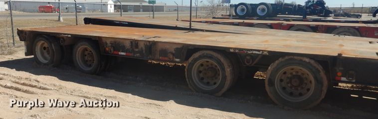 image for item DJ4961 2005 Nuttall drop deck oilfield trailer