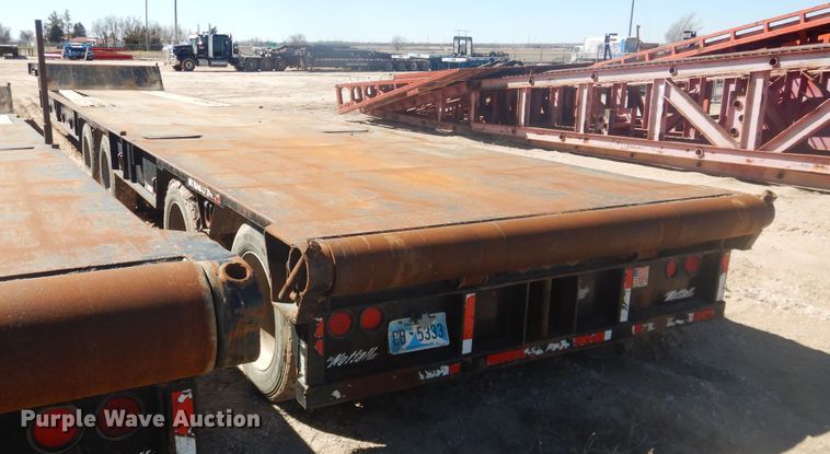 image for item DJ4961 2005 Nuttall drop deck oilfield trailer