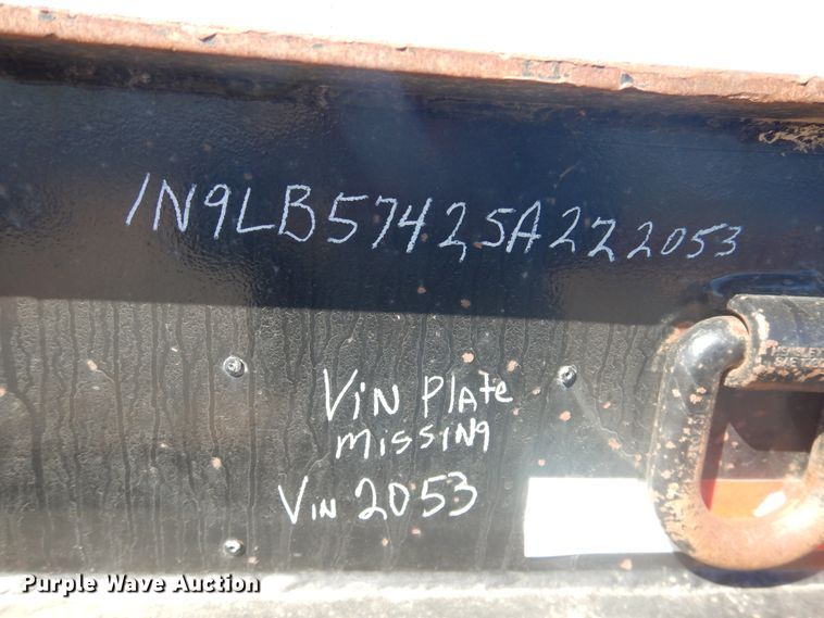 image for item DJ4961 2005 Nuttall drop deck oilfield trailer