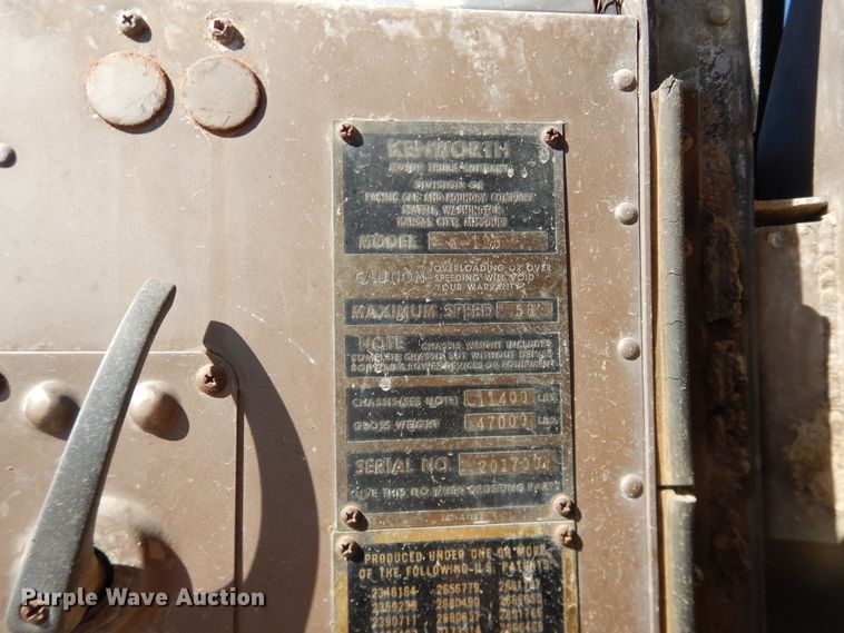 image for item HI9017 1965 Kenworth K125  semi truck