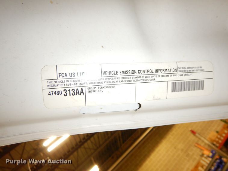 image for item DF6763 2015 Dodge Ram 5500  bucket truck