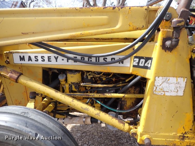 image for item DJ0195 1960 Massey-Ferguson MF204  backhoe