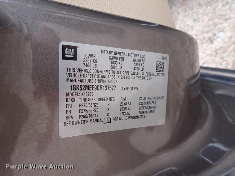 image for item DJ0217 2012 GMC Yukon Denali  SUV