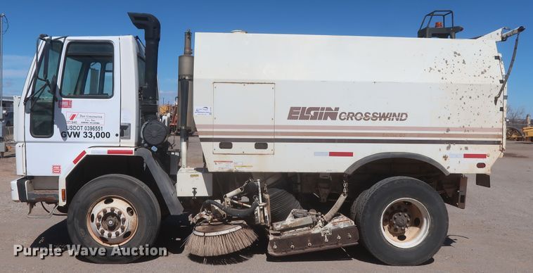 image for item DJ1878 1997 Ford CF8000  street sweeper truck