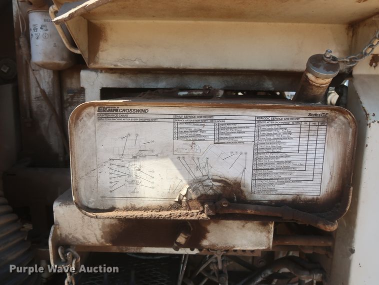 image for item DJ1878 1997 Ford CF8000  street sweeper truck