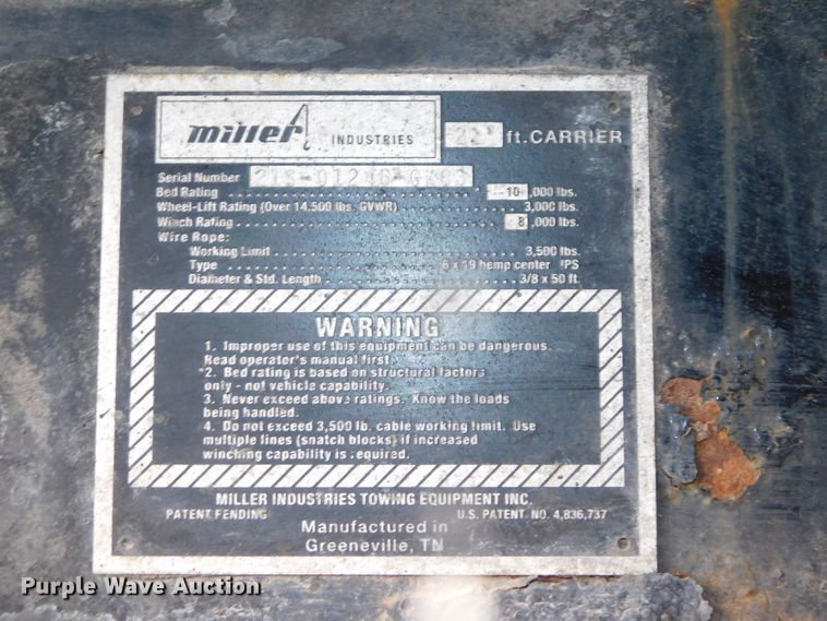 image for item DJ5985 2004 Ford F650 Super Duty XLT  rollback truck