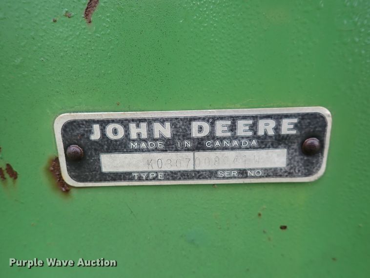image for item DK4566 John Deere K0307  rotary mower