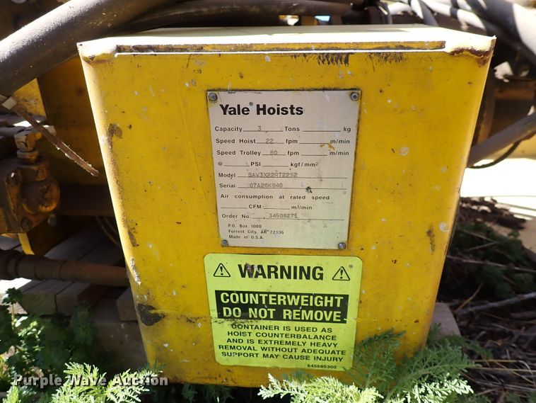 image for item DK4645 Yale BAW3X22RT22S2 hoist
