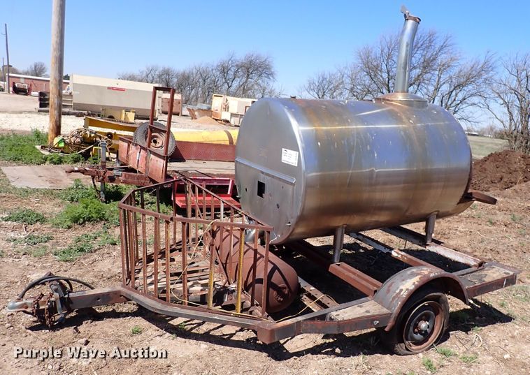 image for item DK4646 Shop built stainless steel smoker