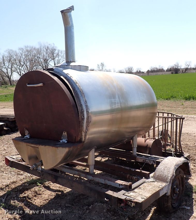 image for item DK4646 Shop built stainless steel smoker