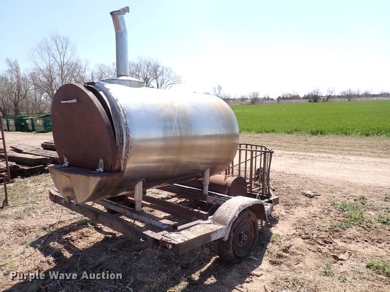 image for item DK4646 Shop built stainless steel smoker