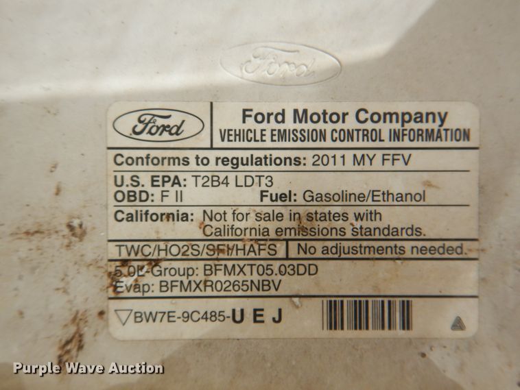 image for item DK5489 2011 Ford F150 XLT  SuperCab pickup truck