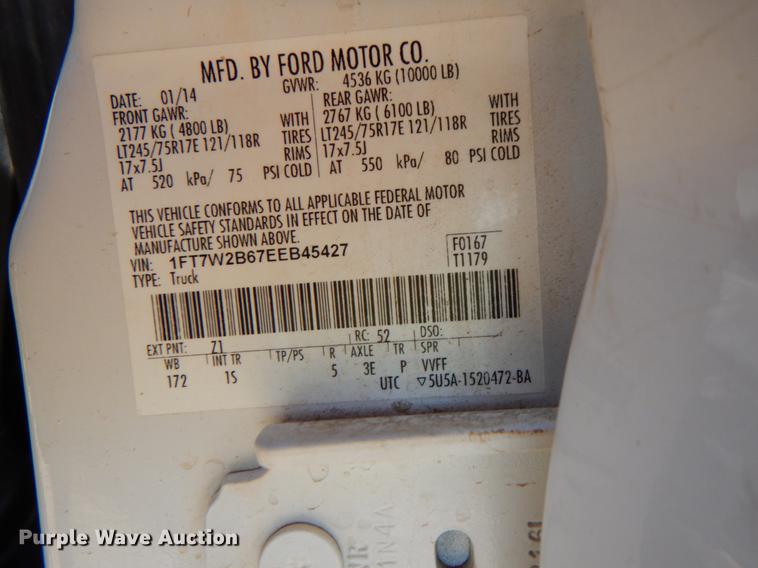 image for item DK5491 2014 Ford F250 Super Duty  Crew Cab pickup truck