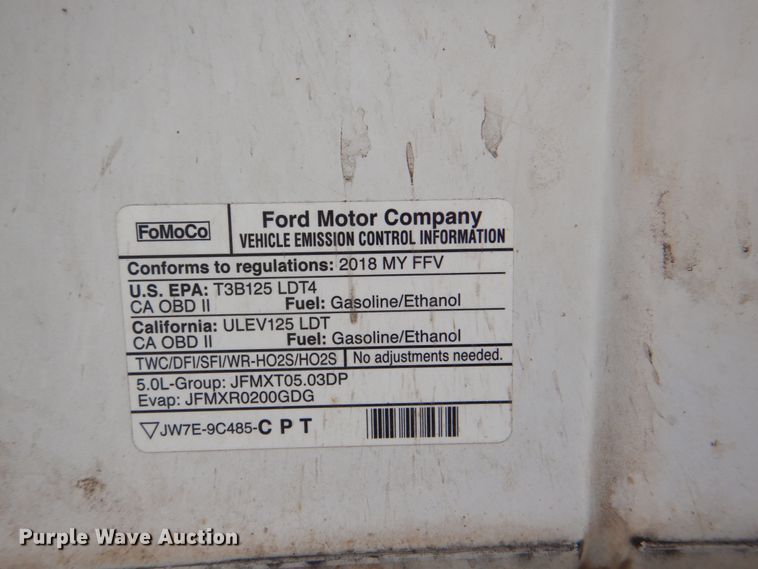 image for item DK5548 2018 Ford F150 XL  SuperCab pickup truck