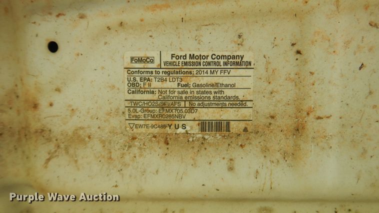 image for item DK5549 2014 Ford F150 XLT  SuperCab pickup truck