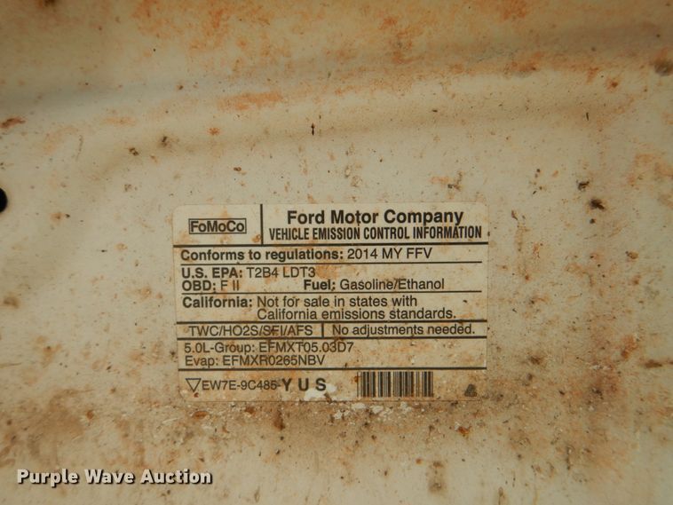 image for item DK5549 2014 Ford F150 XLT  SuperCab pickup truck