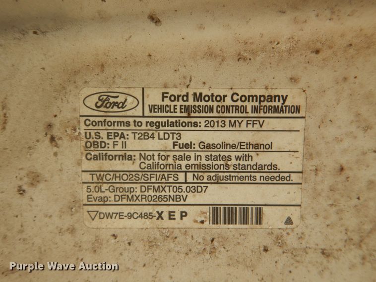 image for item DK5556 2013 Ford F150 STX  SuperCab pickup truck