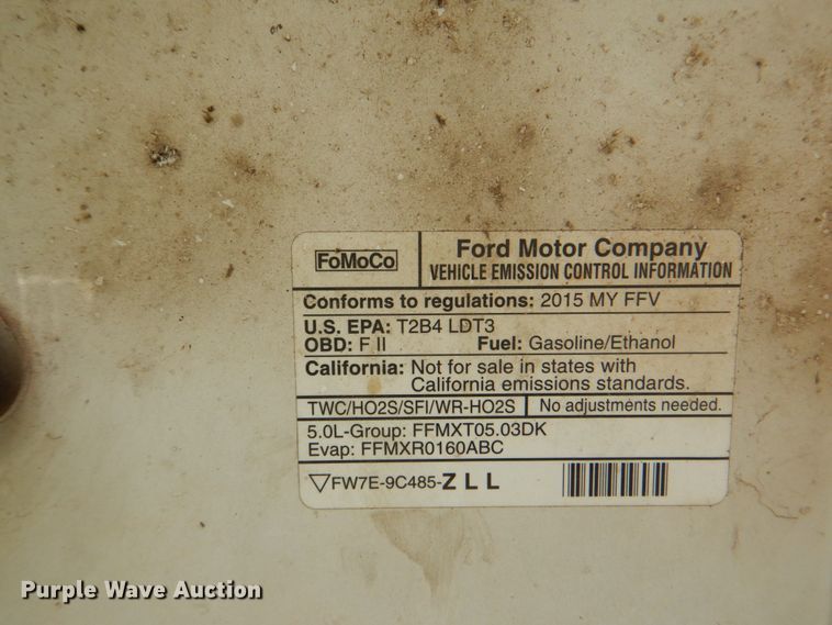 image for item DK5559 2015 Ford F150 XL  SuperCab pickup truck