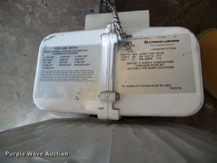 image for item DL0919 (5) Lithonia Lighting TX400M light fixtures