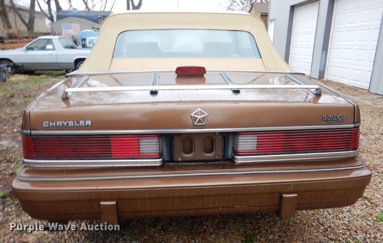 image for item DL4834 1986 Chrysler Lebaron