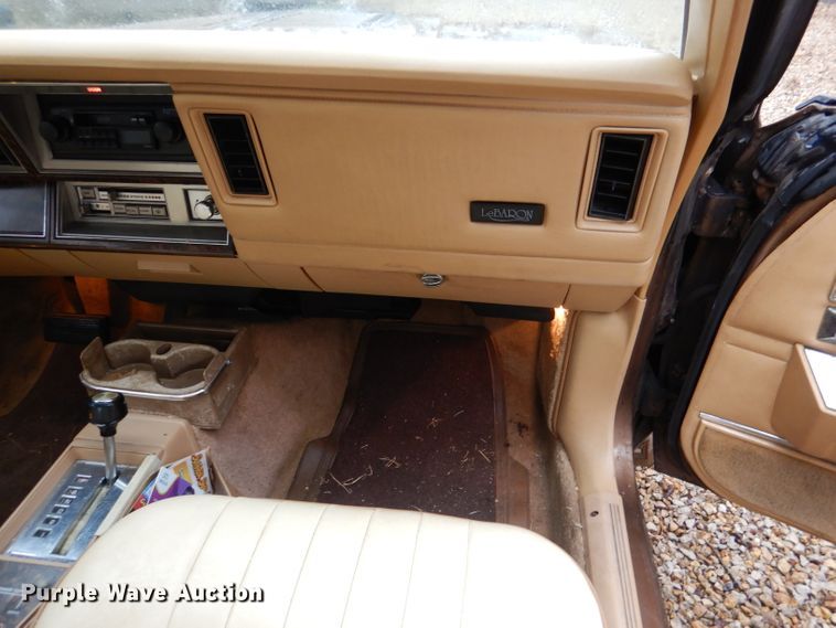 image for item DL4834 1986 Chrysler Lebaron