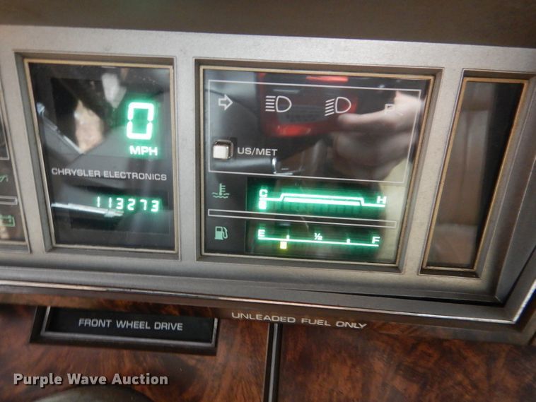 image for item DL4835 1984 Chrysler Lebaron